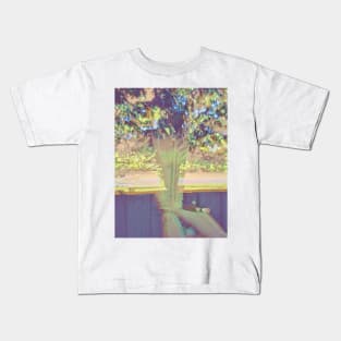 Glitching feather Kids T-Shirt